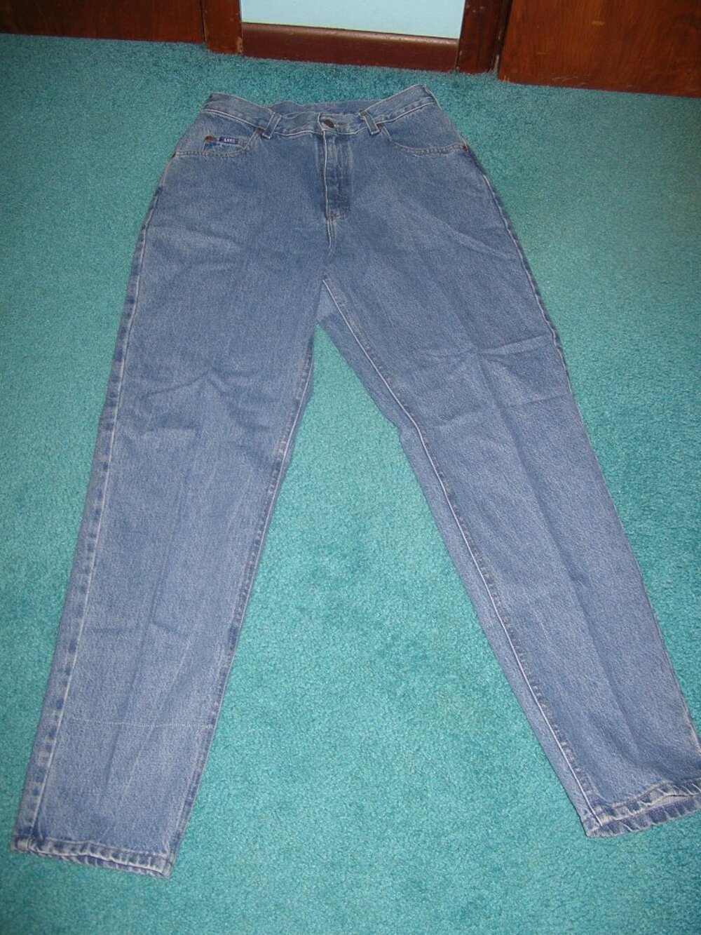 Women's Lee Original Jeans Medium Blue Size 10 Medium New 1